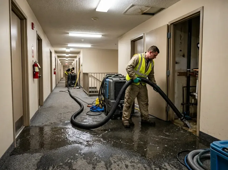multi-unit-apartment-hallway-f-005 — frequently asked questions, Emergency Burst Pipe Water Extraction & Removal in Fort Ste…